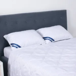 Pilota de vara Somnart din microfibra striata cu model lacrimi