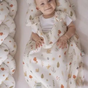 Pilota pentru copii Nature Bamboo by Amy din bambus si umplutura hipoalergenica BabySoft comori din natura
