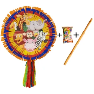 Pinata cu bat si confetti Animale