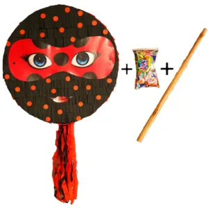 Pinata cu bat si confetti Buburuza