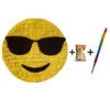 Pinata cu bat si confetti Emoji Ochelari