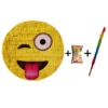 Pinata cu bat si confetti Emoji Zurliu