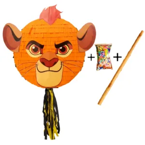 Pinata cu bat si confetti Leu