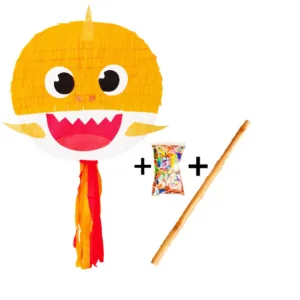 Pinata cu bat si confetti Rechinel