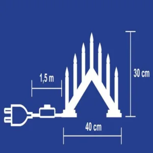 Piramida cu lumanari pentru craciun