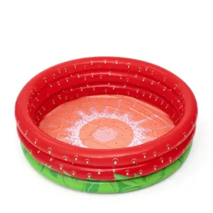Piscina cu 3 inele Bestway Capsuna 160x38 cm