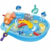 Piscina educationala pentru copii Matadi Funny Fishing cu elemente mobile