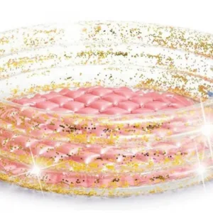 Piscina gonflabila copii Intex Glitter sclipici roz 56 litri 86 x 25 cm