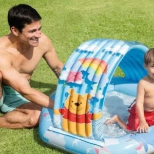 Piscina gonflabila copii Winnie the Pooh Intex 58415 multicolor 41 Litri 109 x 102 x 71 cm