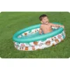 Piscina gonflabila pentru copii Bestway Funny Animals Blue