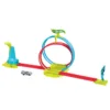 Pista cu masinuta Hot Wheels Neon Speeders Laser Stunt Slamway