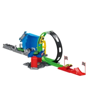 Pista de viteza cu bucla si 2 masinute Track Racing Top Speed