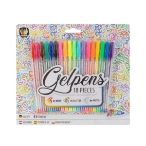 Pixuri cu gel colorat Grafix 18 buc