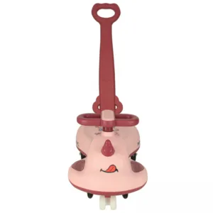 PlasmaCar Swing FIX S1 cu LED cu maner Roz