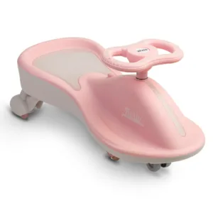 PlasmaCar copii fara pedale Toyz Fiesta Roz Ride-On gravitationala cu muzica si roti din cauciuc luminoase