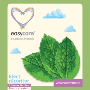 Plasture antireumatic Easycare Mentol 18x12cm