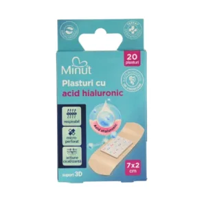 Plasturi cu Acid Hialuronic Minut cutie 20 bucati