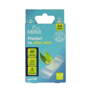 Plasturi cu Aloe Vera Minut 20 bucaticutie
