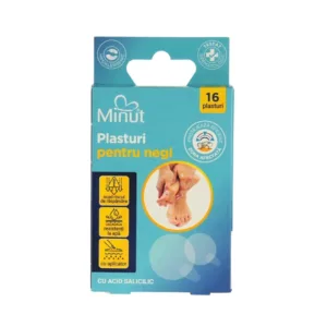 Plasturi pentru negi Minut cu acid salicilic 16 bucaticutie