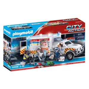 Playmobil PM70936 Ambulanta cu Lumini si Sunete