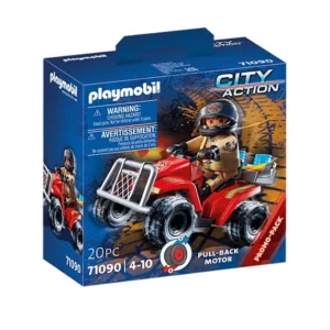 Playmobil PM71090 Vehicul Pullback Pompieri