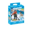 Playmobil PM71741 Figurina drumet cu animalut de colectie caine Saint Bernard