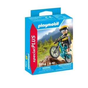 Playmobil PM71756 Figurina ciclist montan
