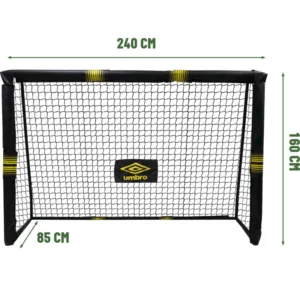Poarta de fotbal metalica Umbro 240x160x85 cm