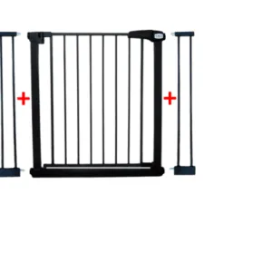 Poarta de siguranta din metal 79-105 cm R-Sport S2 Negru