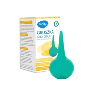 Pompa piriforma Sanity Stop nr.2 nas si urechi pentru copii 0 - 6 luni verde