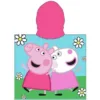 Poncho cu gluga Eplusm Peppa Pig Bike Ride 55x110 cm EPMPP52461236