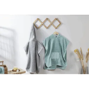 Poncho de baie Rotho Babydesign pentru bebelusi Stone grey