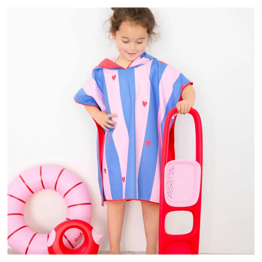 Poncho de plaja Cherry