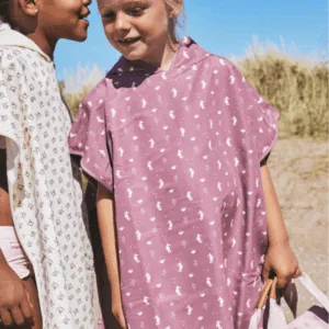 Poncho plaja anti-UV UPF50+ model Seahorse