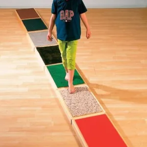 Poteca tactila cu 7 elemente si diferite texturi