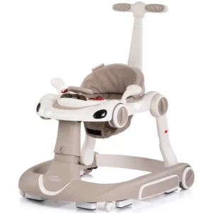 Premergator 5 in 1 pentru copii Chipolino Happy Walker Beige cu sezut ajustabil pe inaltime