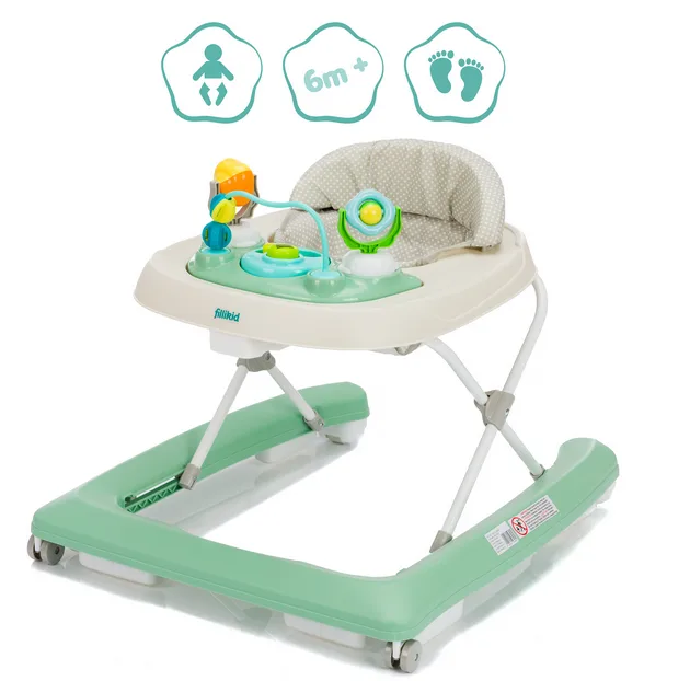 Premergator pentru copii Fillikid Green cu jucarie