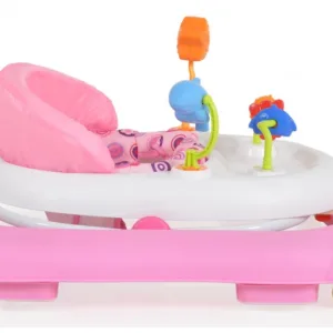 Premergator pliabil pentru copii Moni Eko Pink cu inaltime sezut reglabil