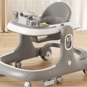 Premergator si antepremergator 2 in 1 pentru copii Little Mom grey