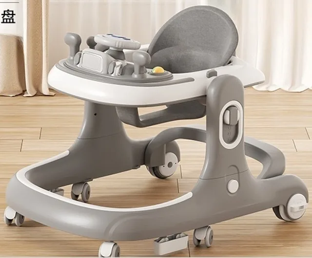 Premergator si antepremergator 2 in 1 pentru copii Little Mom grey