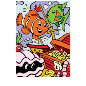 Prima mea pictura pe numere Royal Brush Junior Comori Subacvatice 23x30 cm