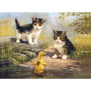 Prima mea pictura pe numere mare Royal Brush Junior Prieteni Buni 29x39 cm