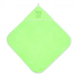 Prosop bebe cu gluga 80x80 cm Green
