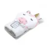 Prosop bebe cu gluga din bumbac unicorn
