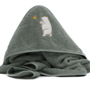 Prosop brodat Bear green 75x75 cm Fillikid