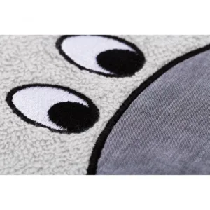 Prosop brodat Hippo grey 75x75 cm Fillikid