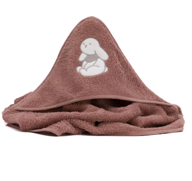 Prosop brodat Rabbit pink 75x75 cm Fillikid