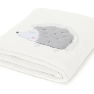 Prosop brodat arici alb 120x75 cm Fillikid