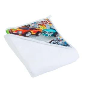 Prosop copii cu capison 80x80 cm Cars white