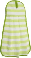 Prosop copii din bumbac pentru fata si maini 52x42 cm Green Stripes